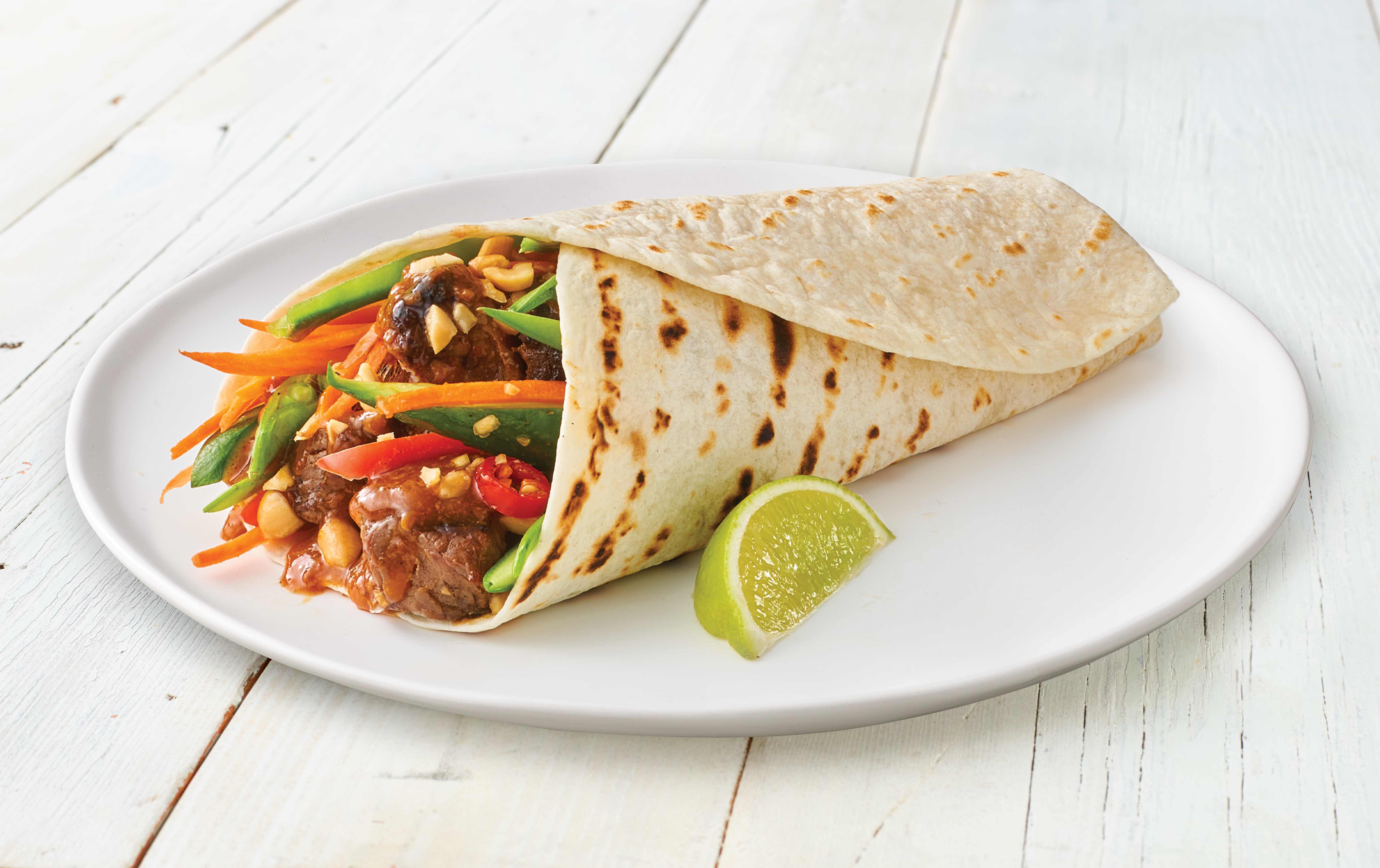 Beef Satay Wraps