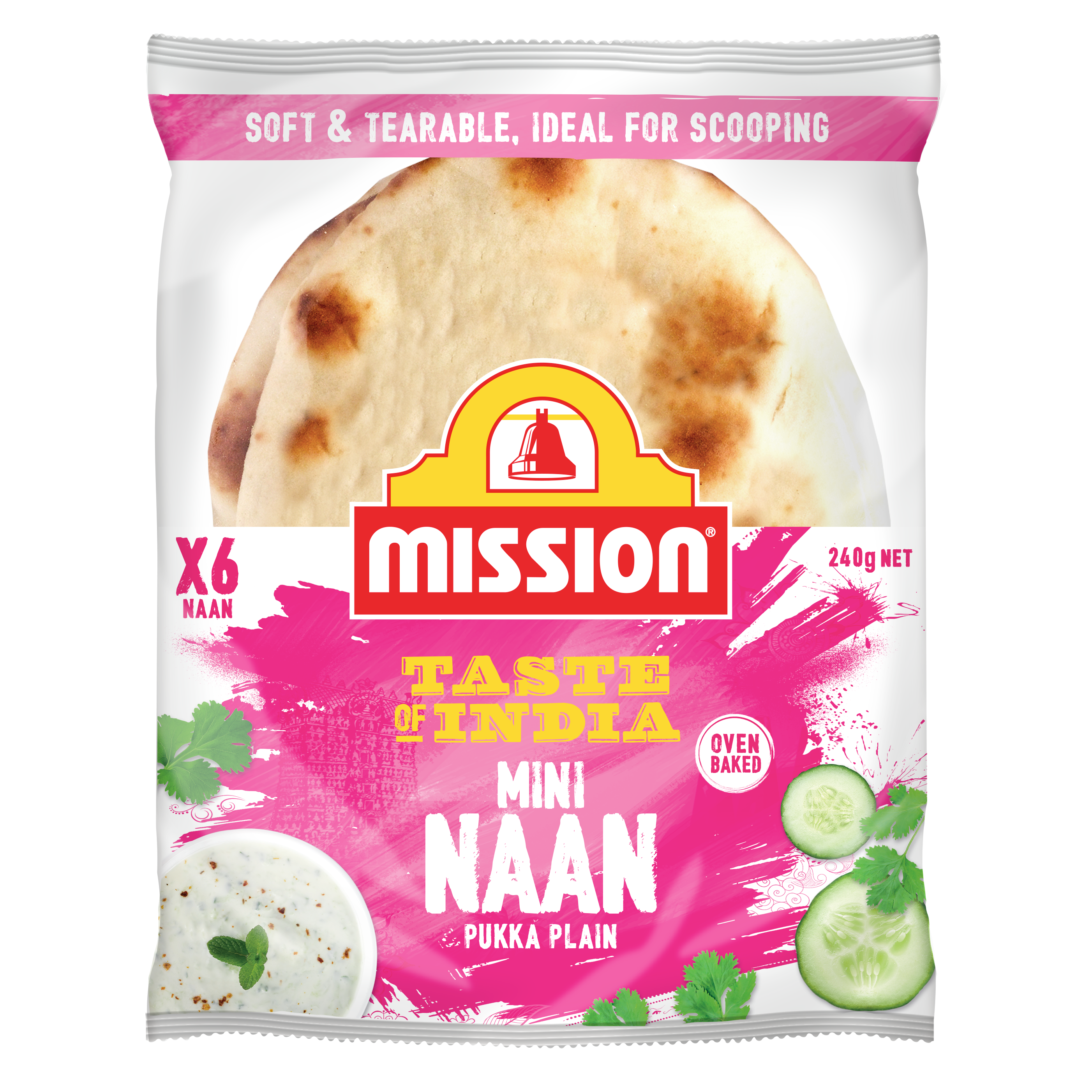 Mission Plain Mini Naan 