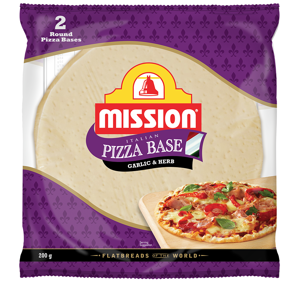 Mission Garlic & Herb Pizza Base