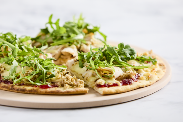 Fridge Dump Pizza with Turkey Meat
